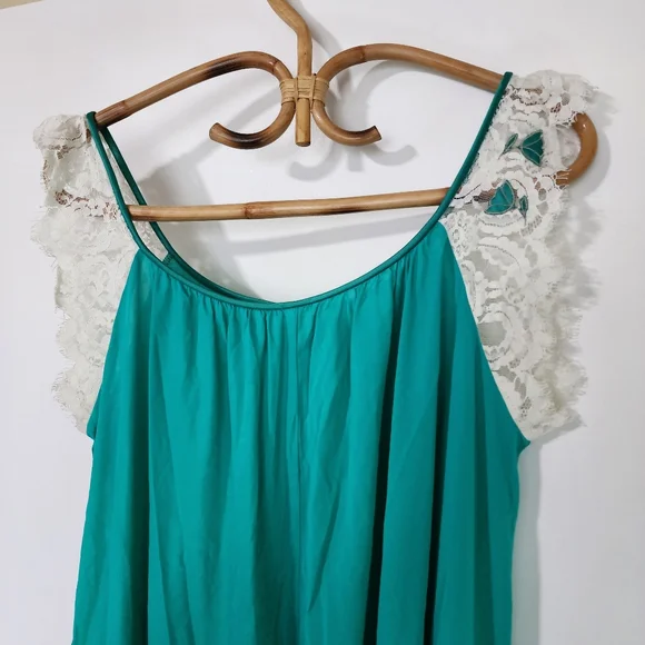 4 for $32 vintage blue and lace nightie - Picture 7 of 9